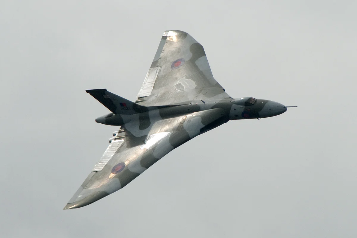 The last of the Vulcan V bombers.