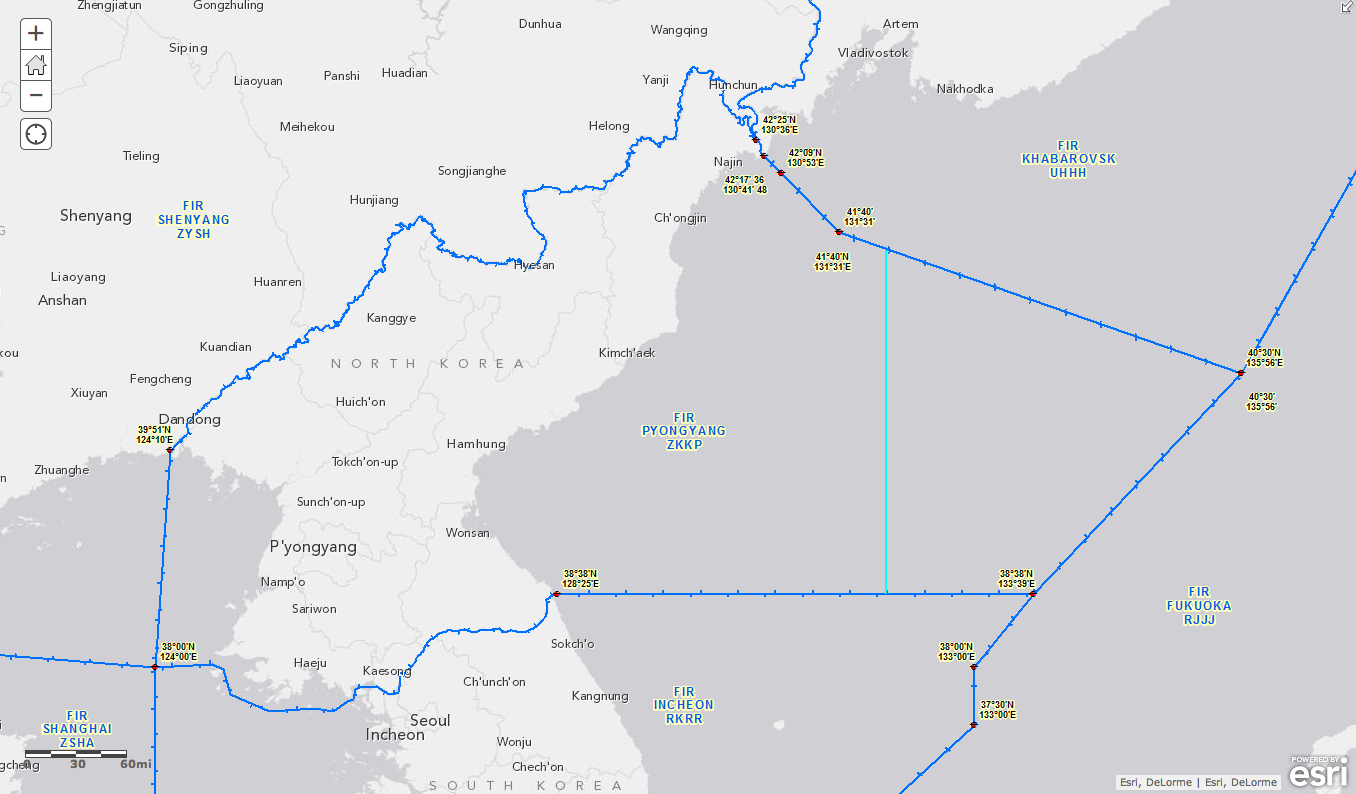 Too quiet? (image credit: ICAO via NorthKoreaTech )