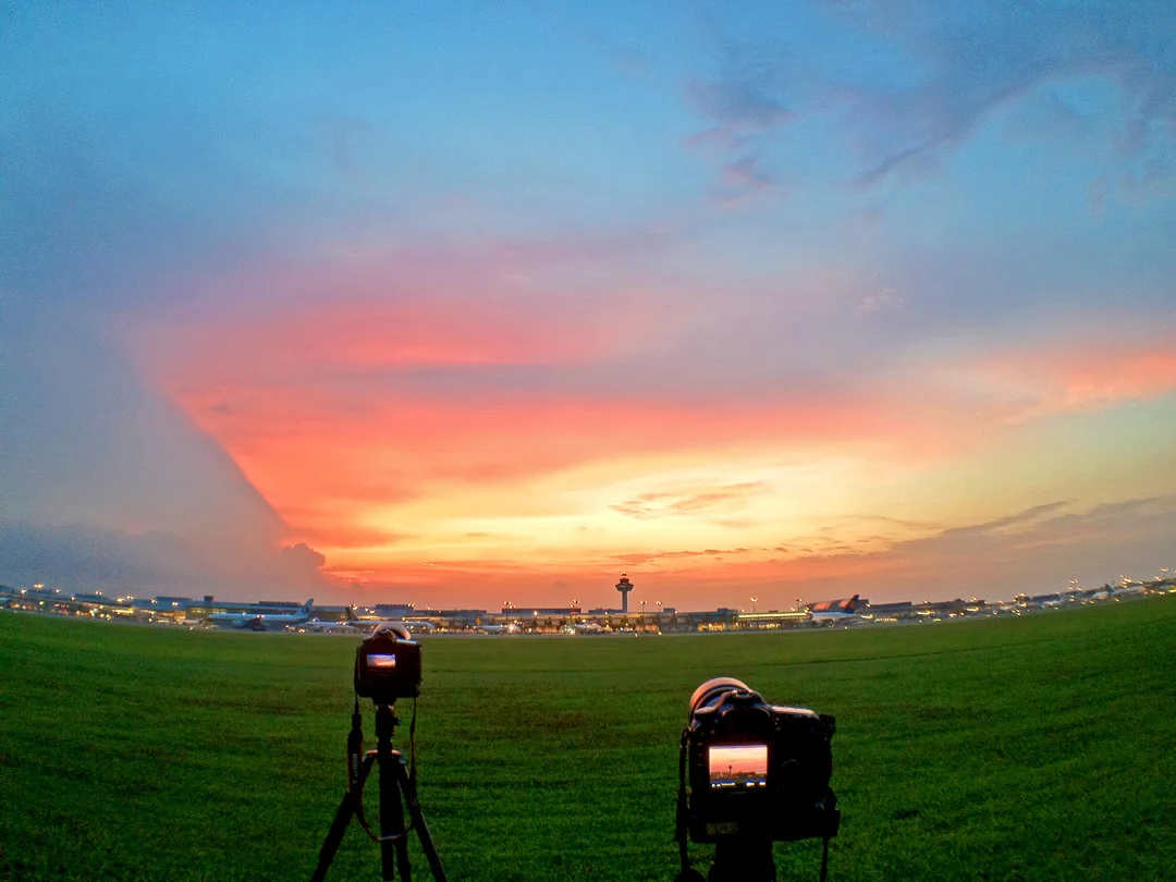 Capturing the skies. (image credit: Milton Tan )