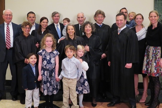 Attendees and officers at the ordination