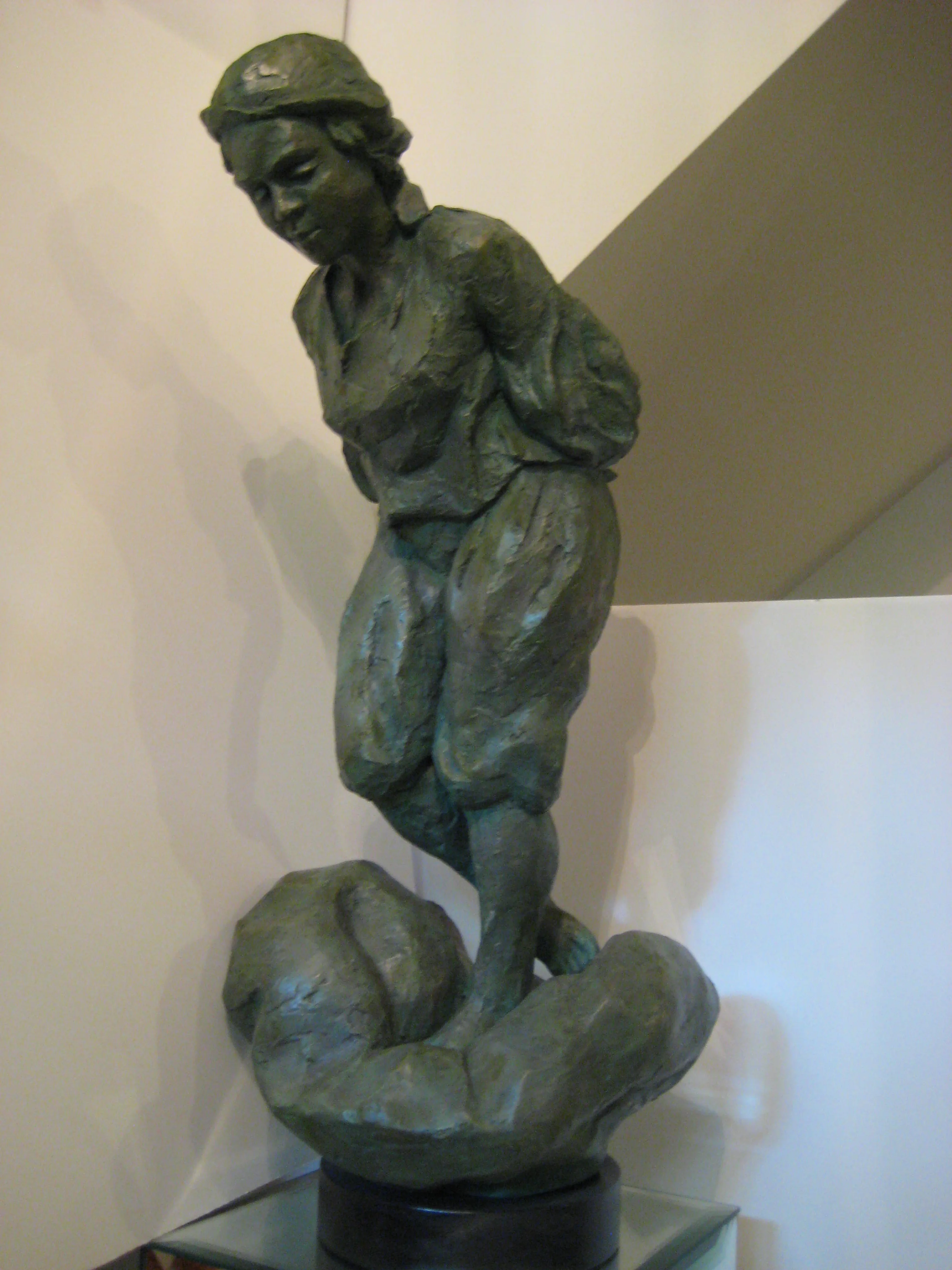 Balancing Girl, 24" x 12" x 6"