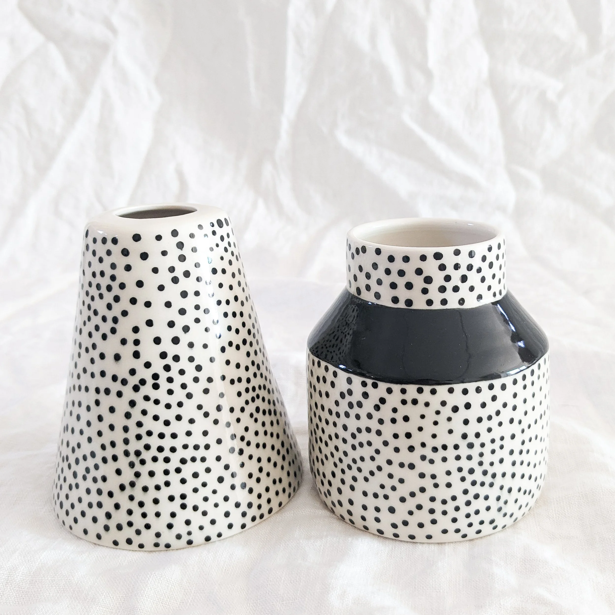 Small Dot Vases