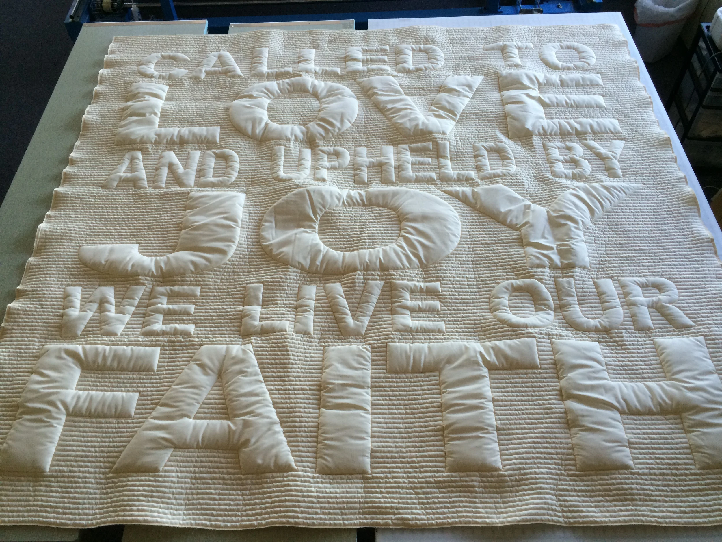 Custom Word Quilt — Theodore Gray