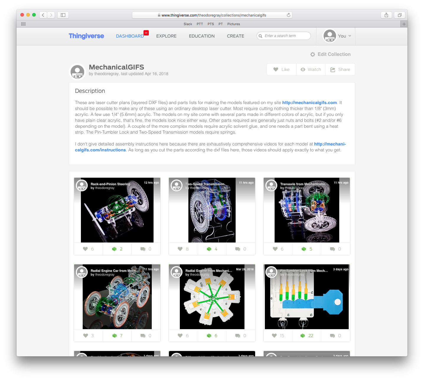Mechanical GIFs Models Now Available Open Source on Thingiverse