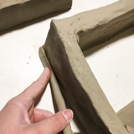 Forming secure walls around the "brick" in order to case