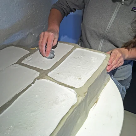 smoothing the surface