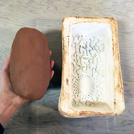 clay for the brick mold