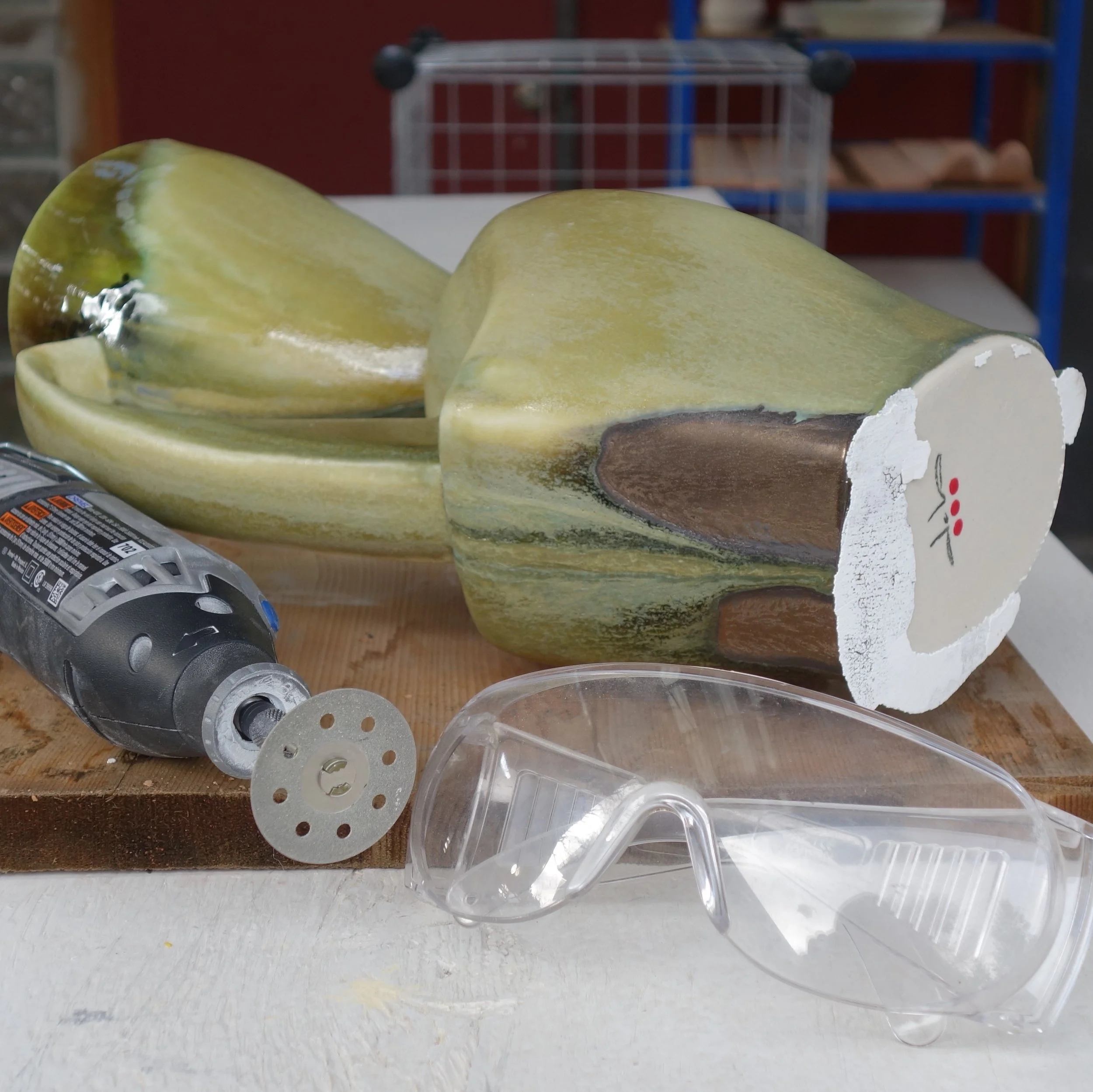 How to Grind off Glazes that Misbehave in the Kiln — Rat City Studios