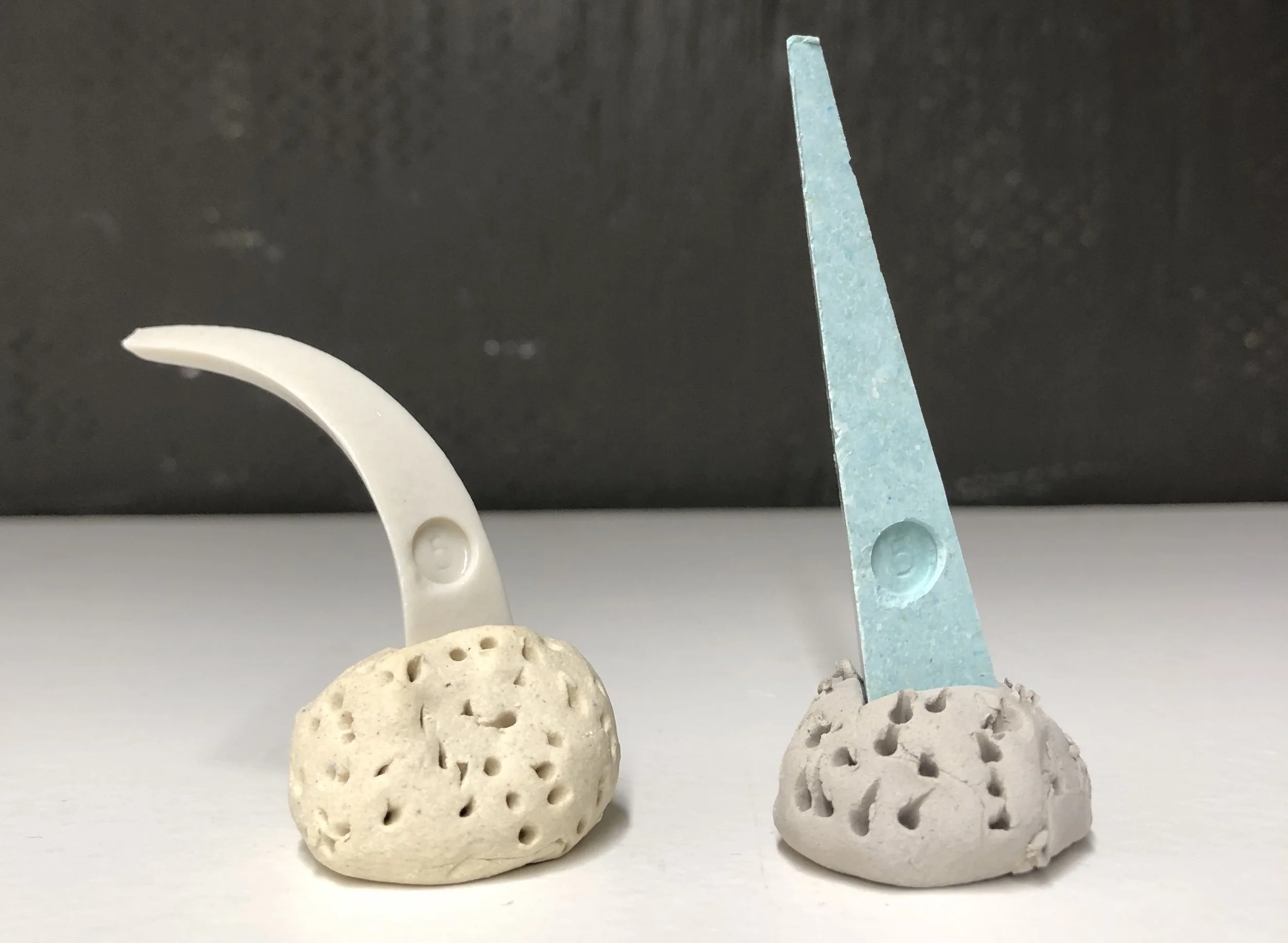 ∆5 Guard Cones, fired (left) and unfired (right)