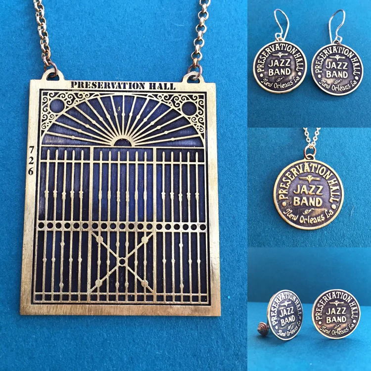 Jewelry brand created for Preservation Hall. Available to purchase HERE.