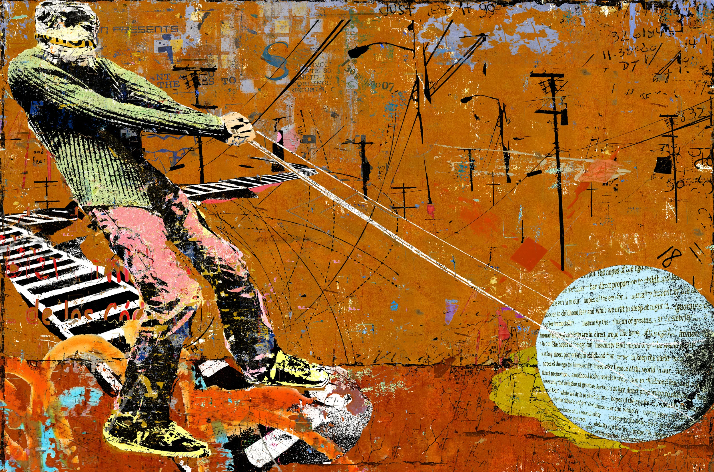 Struggle, 2013, 36” x 54”