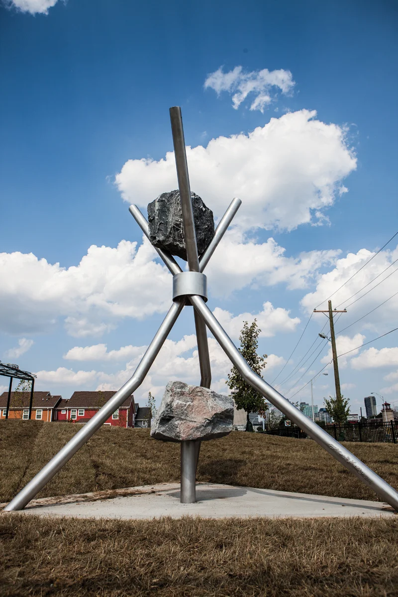 PHOTO: MICHAEL W. BUNCH - Holley’s Edmondson Park Sculpture