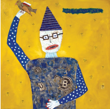 Tad DeSanto, Was or Not Was, Mixed media, 24” x 24”