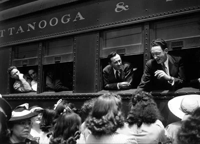 WWII Recruits, Chattanooga Train in Nashville, 1940s