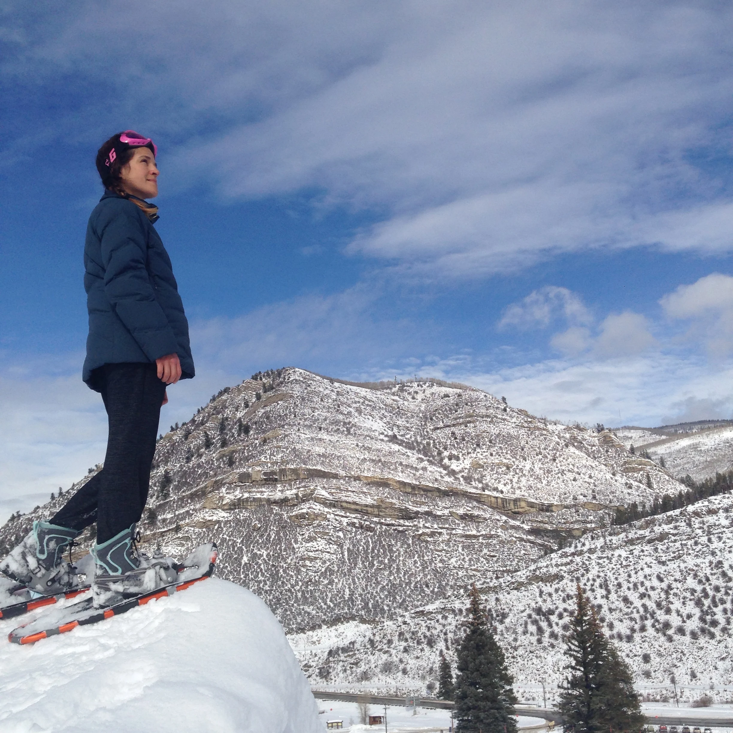 Snoeshoeing in Minturn, CO.