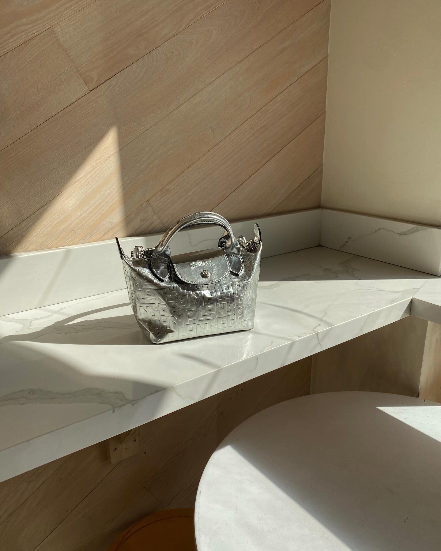 I&rsquo;m all for gold, but this bag makes me feel like silver needs to make a comeback.