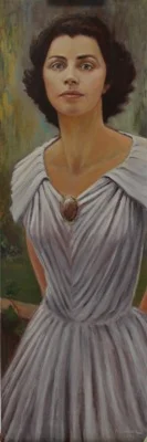 portret  in ei-tempera en olie 