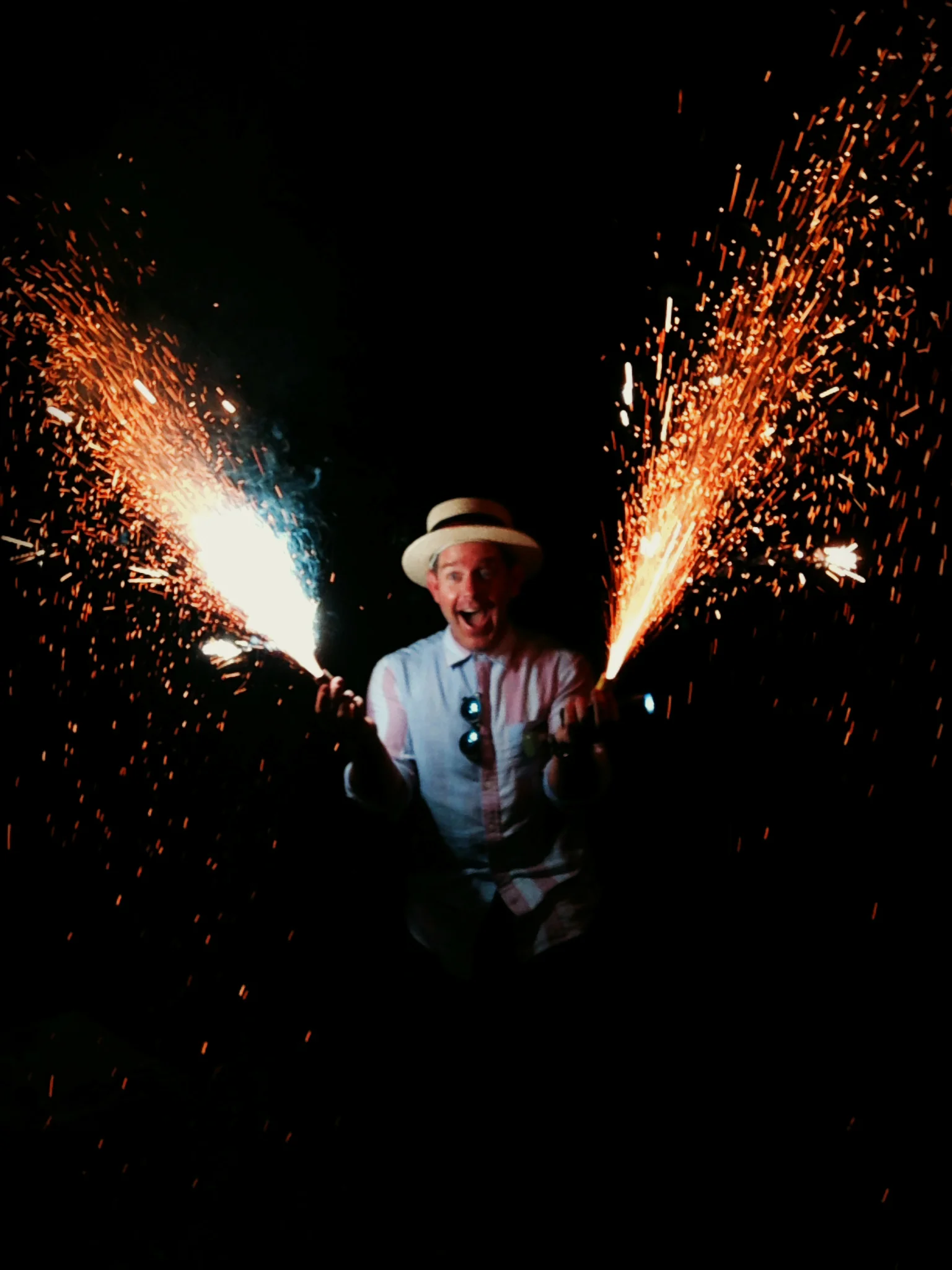 This picture of dangerous happiness was taken&nbsp;with my iPhone. &nbsp;