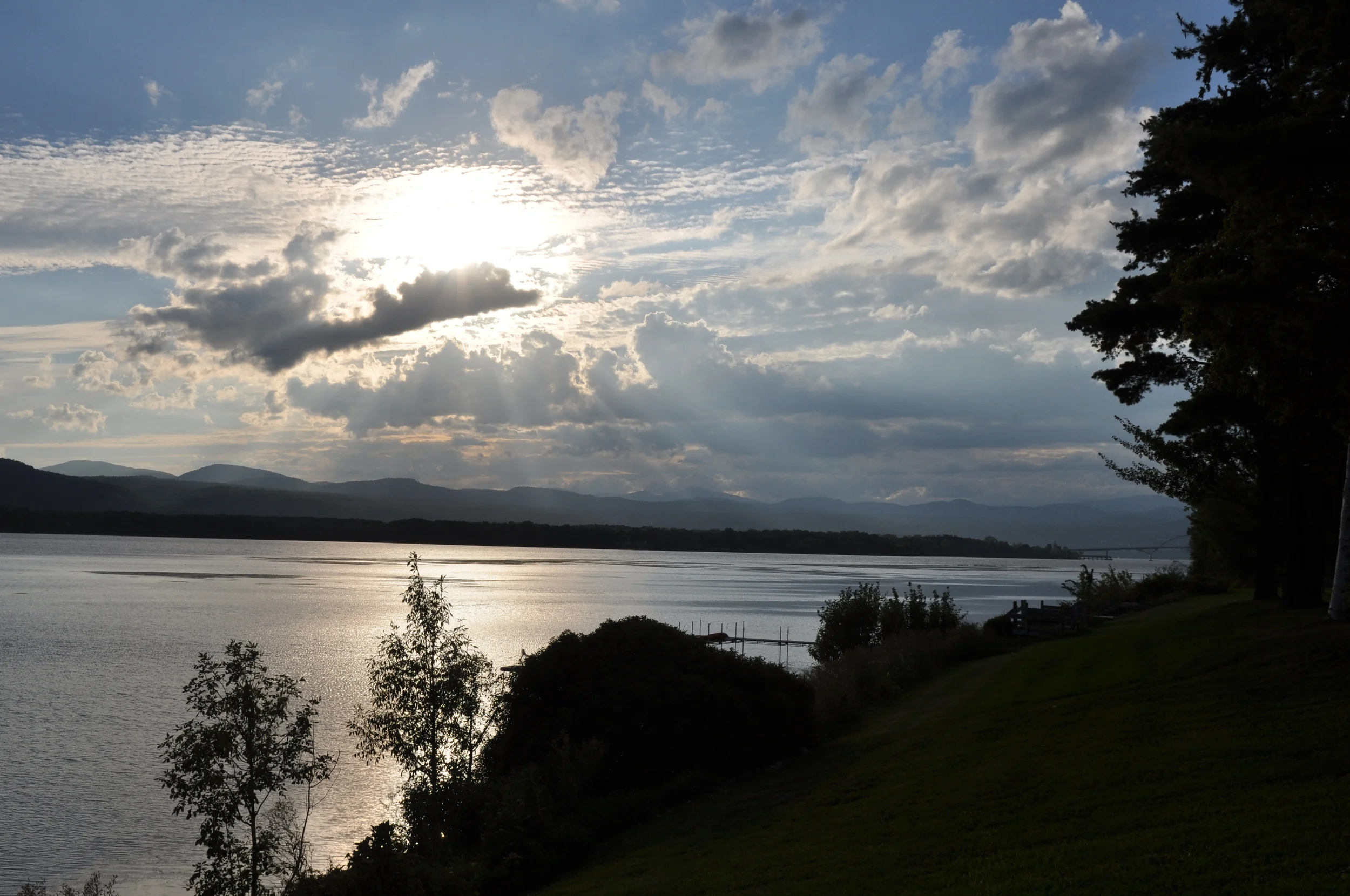 The view from the cottage. &nbsp;Pretty spectacular. &nbsp;