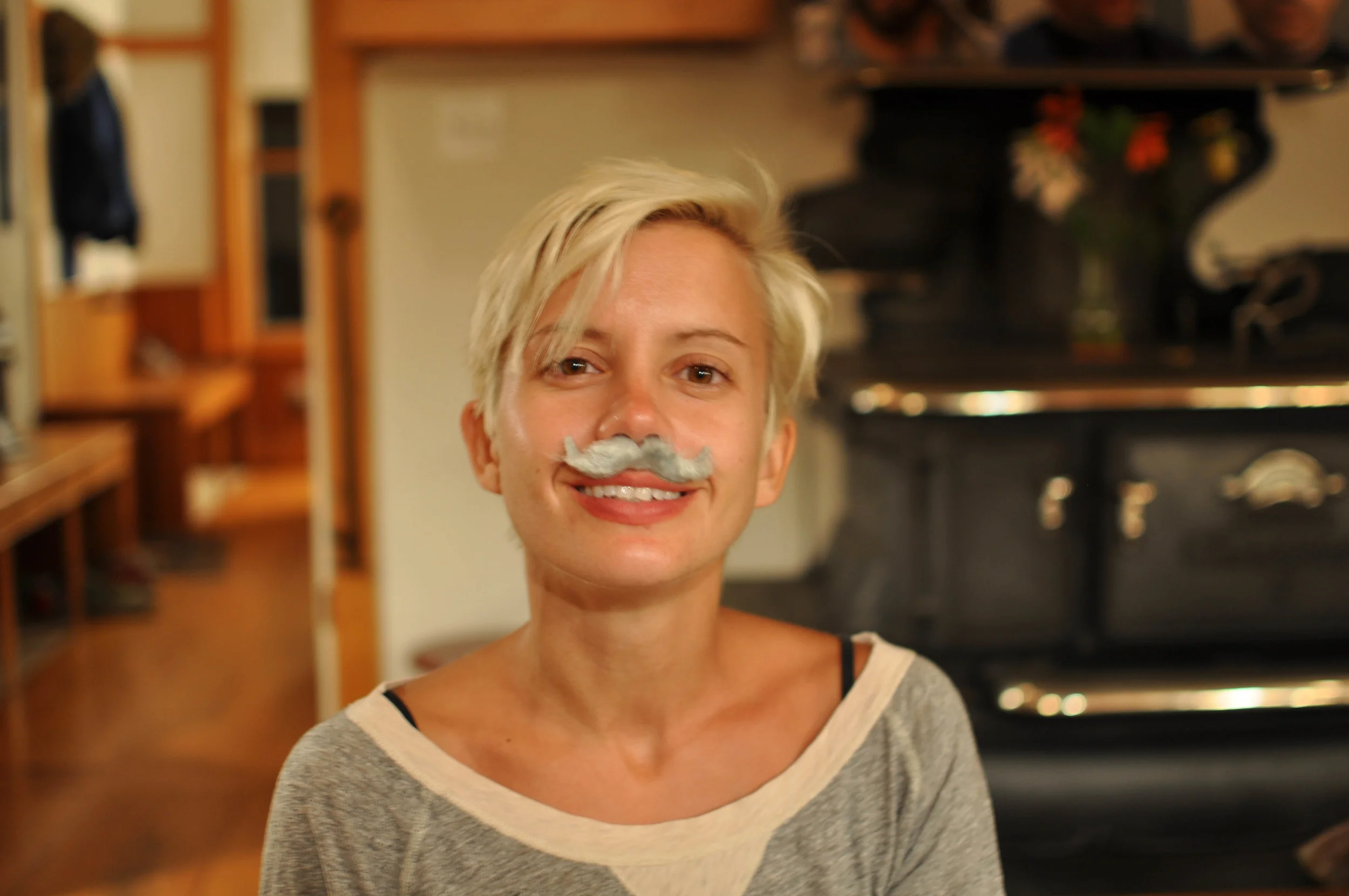 Adorable even mustachio'ed