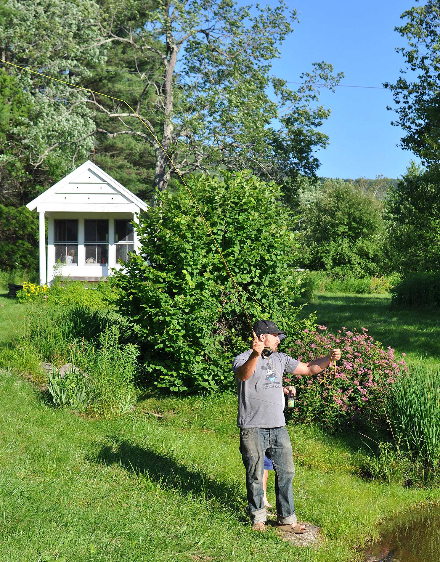 I don't know if fly fishing is cool. &nbsp;It looks cool.