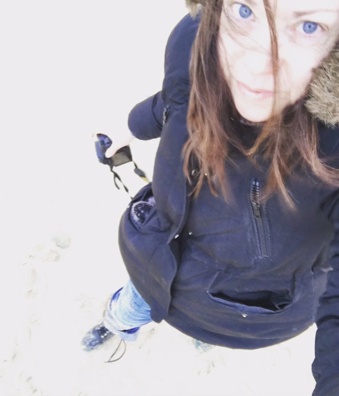 The other advantage of being the only person on the island is there was no one there to see me rolling around on the shore.&nbsp; Sandy sandy business.&nbsp; Taken with my iPhone right before my fingers stopped working.