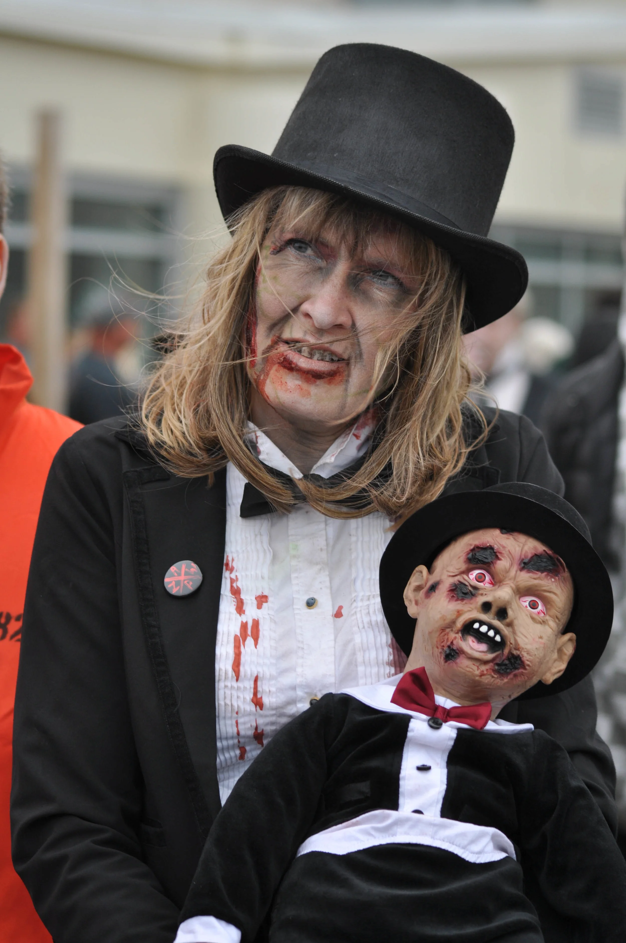 Zombie ventriloquist? &nbsp;Creepy squared.
