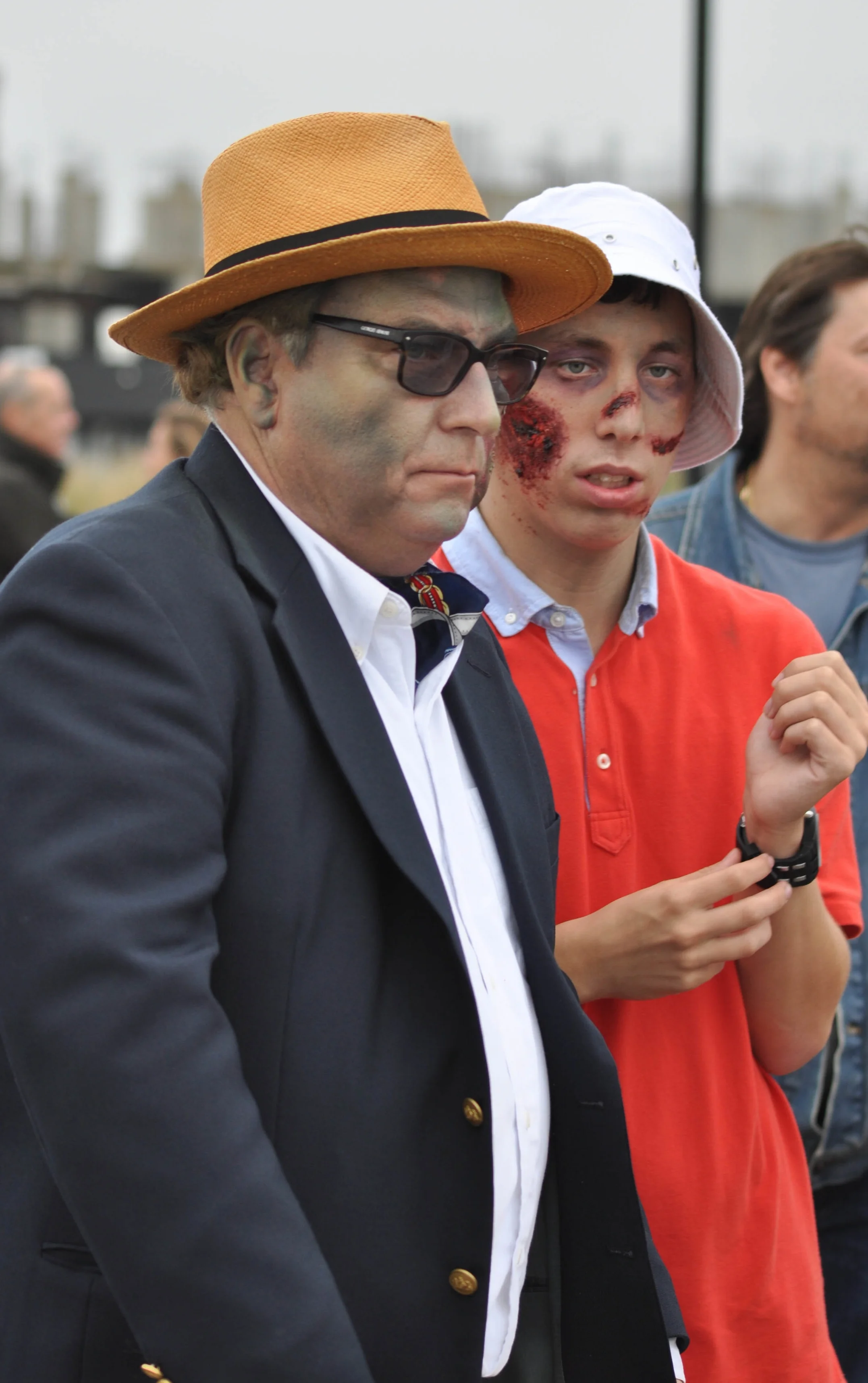 Zombie Gilligan played with his watch more than I would have expected.