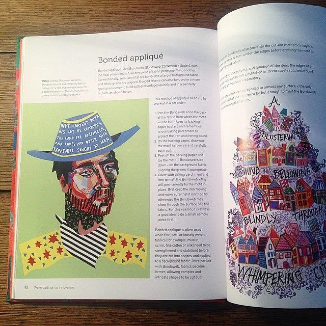   Batsford's 'Contemporary Appliqué' book by Julia Triston and Rachel Lombard  
