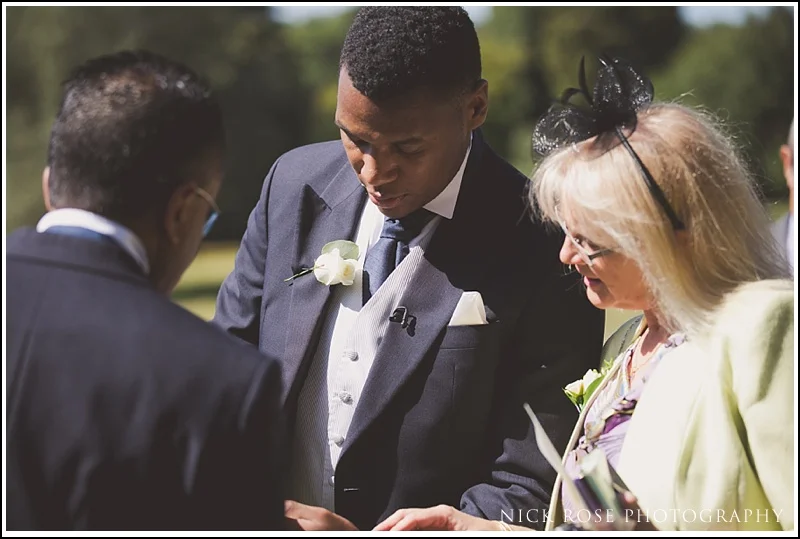 Ashdown Park wedding ceremony