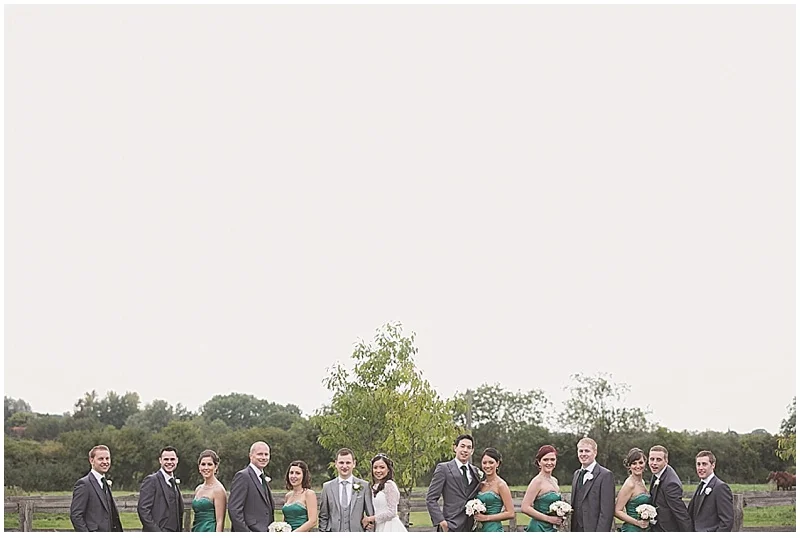 Bridal party at the Reid Rooms