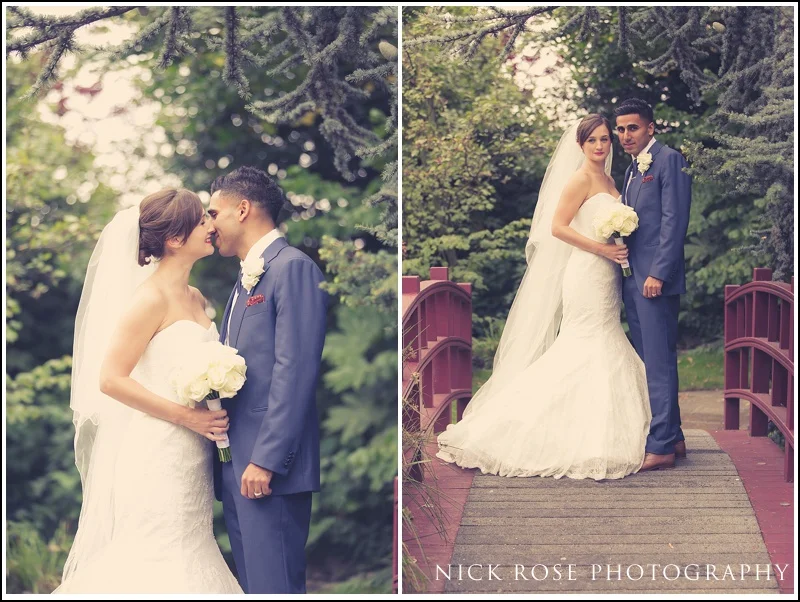 Wedding photography Kensington Roof Gardens London