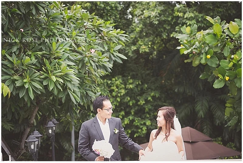 Bride and groom Singapore wedding