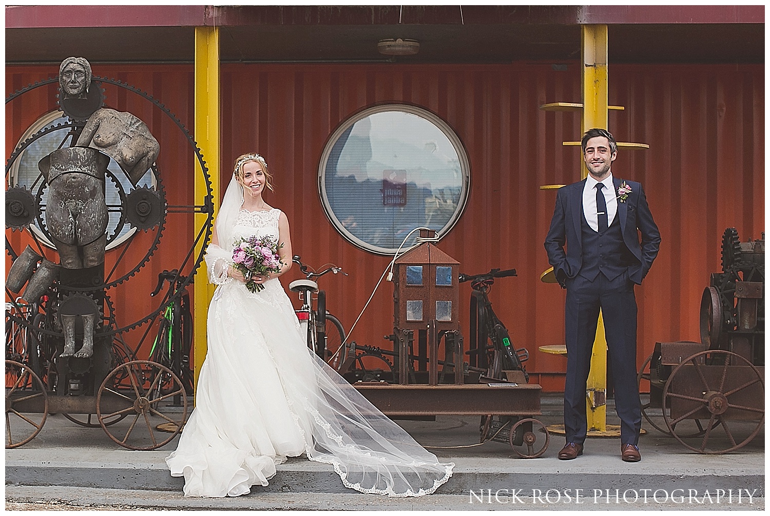  Trinity Buoy Wharf Wedding Photography Greenwich 