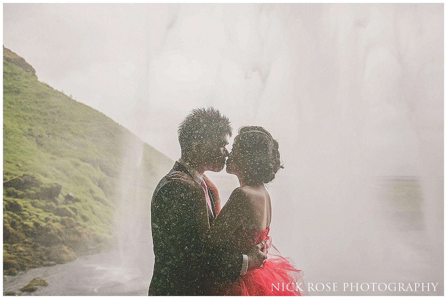 Seljalandsfoss wedding photography Iceland