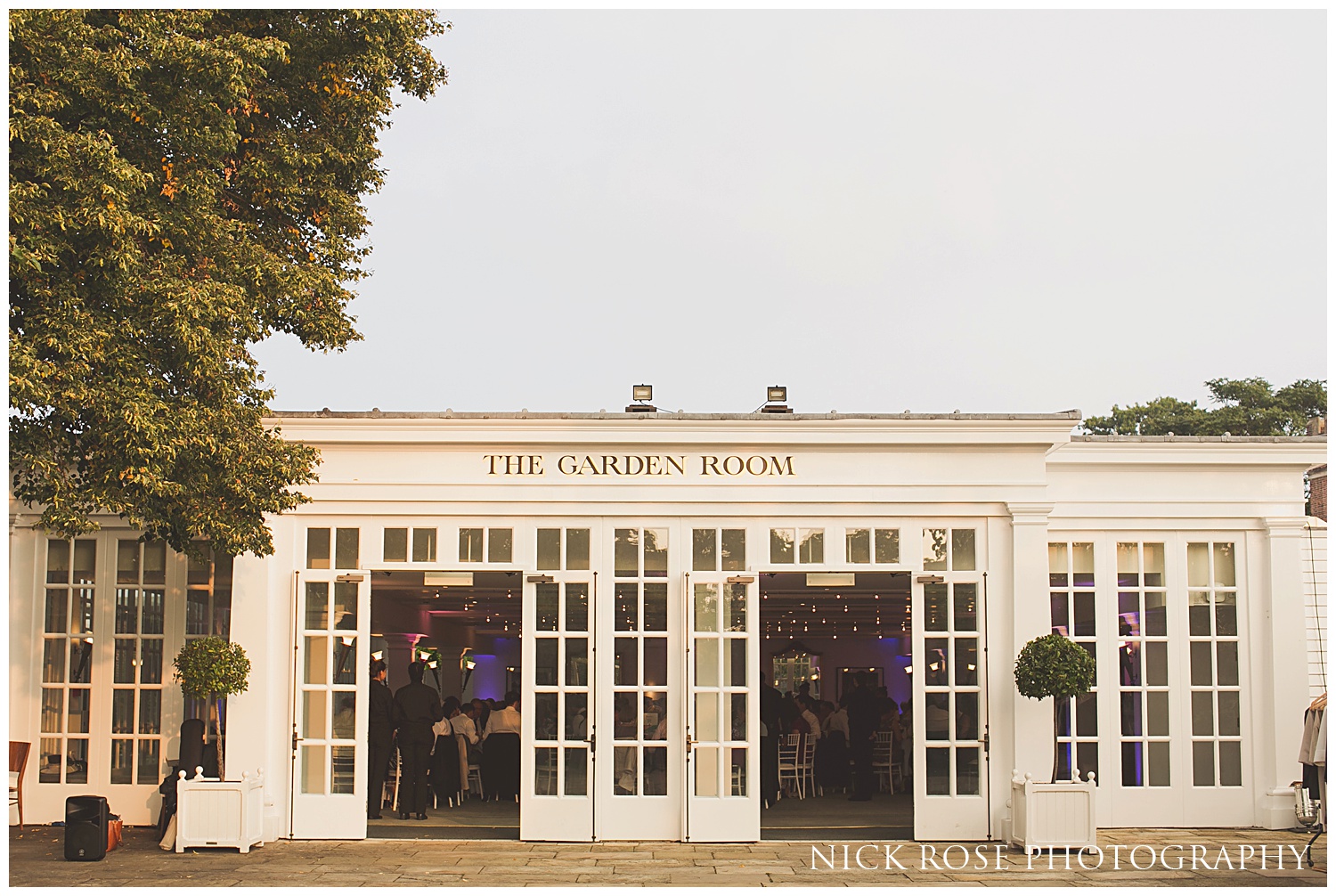 Garden Room wedding Hampton Court Palace