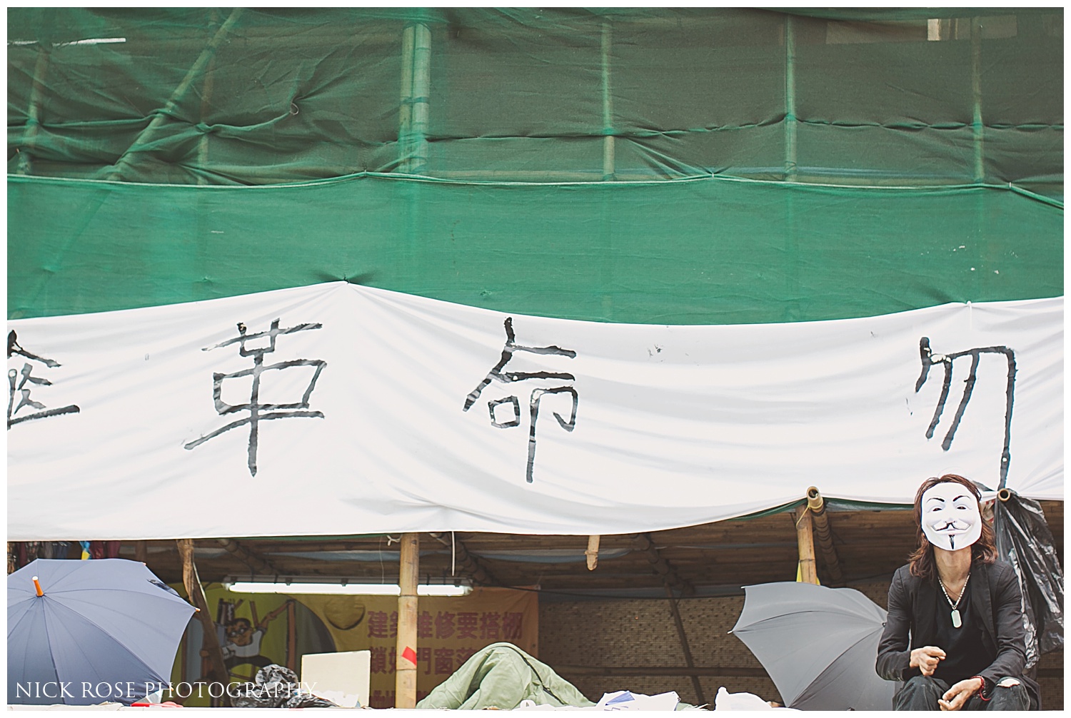 Umbrella revolution Hong Kong