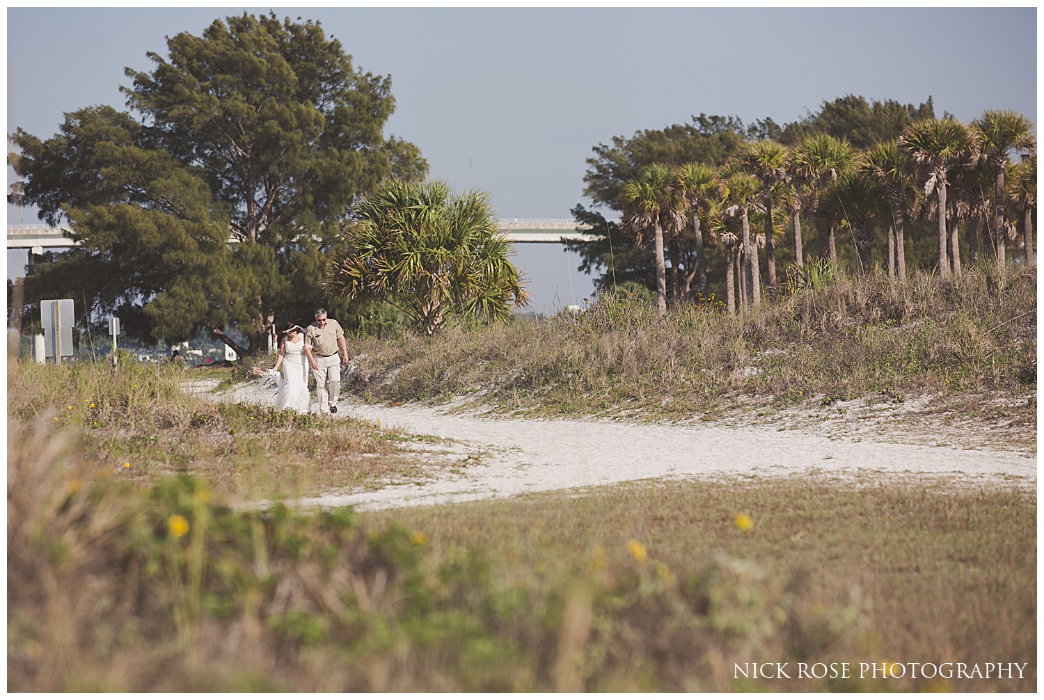 Beach wedding in Clearwater Florida