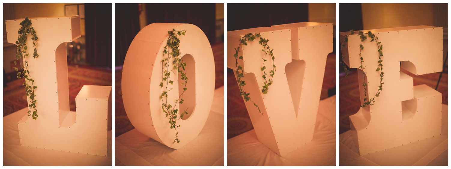 LOVE wedding sign