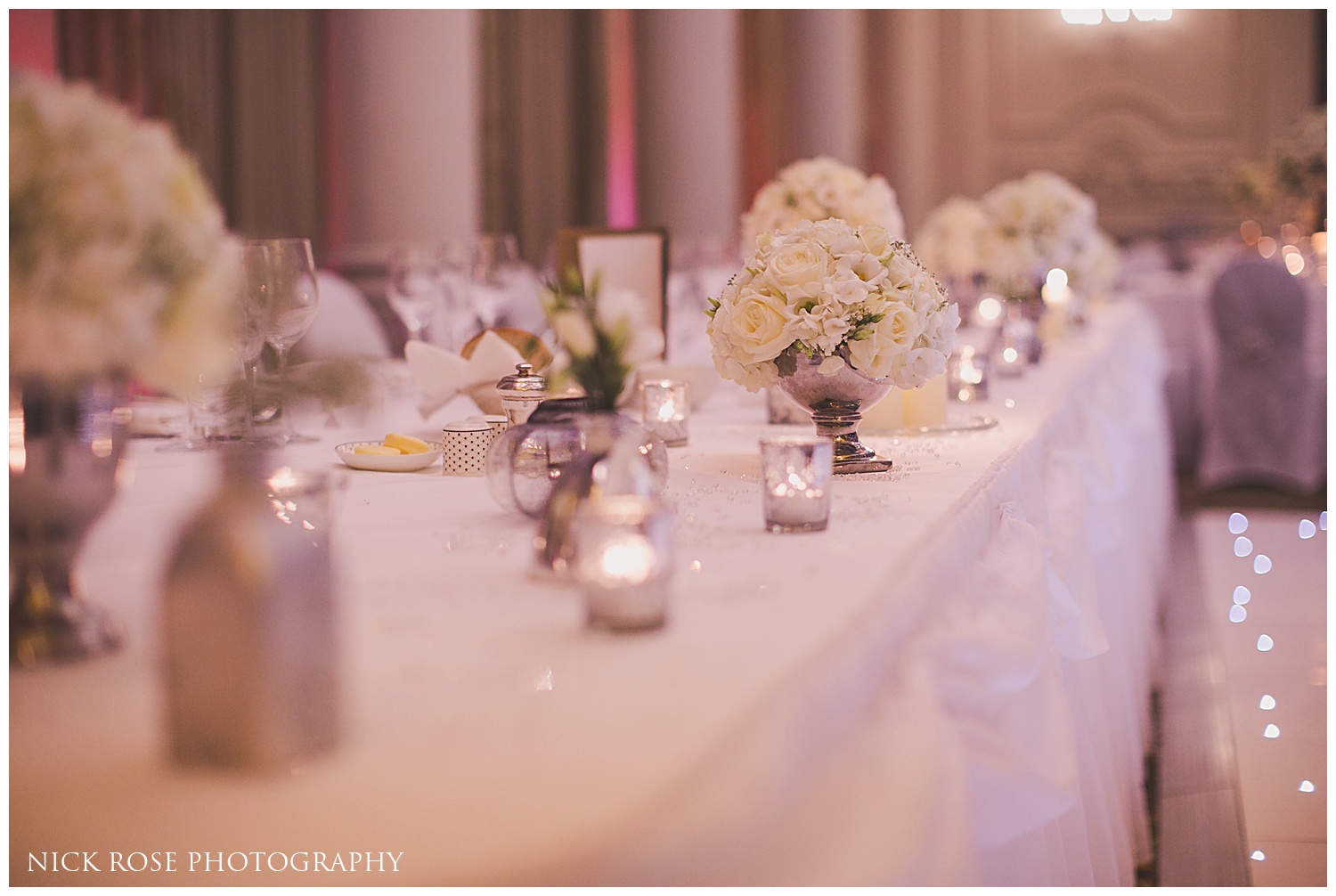 Langham Ballroom Wedding reception