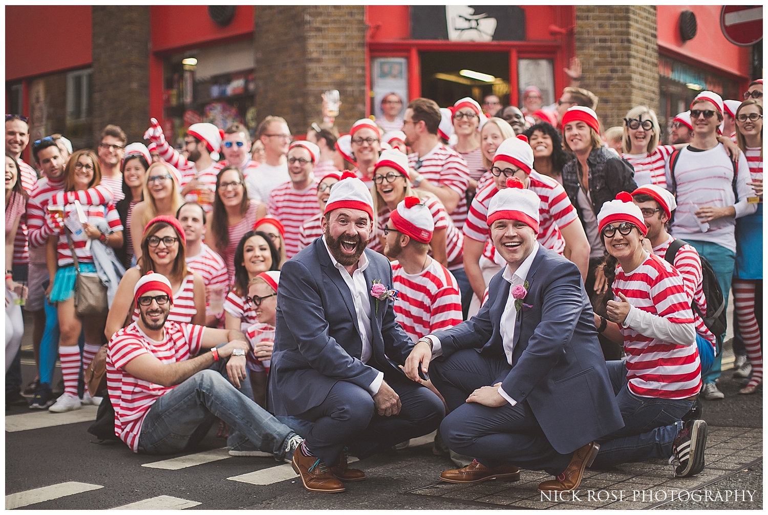 Where's Wally Wedding Photograph