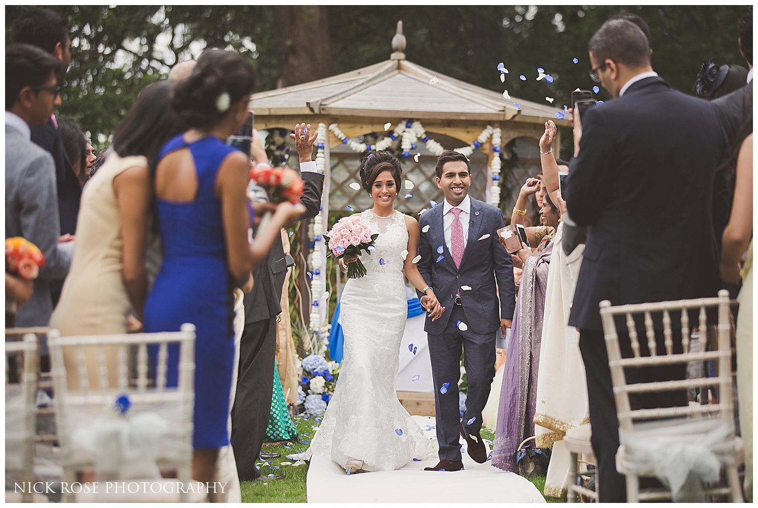 Asian White Wedding Ceremony