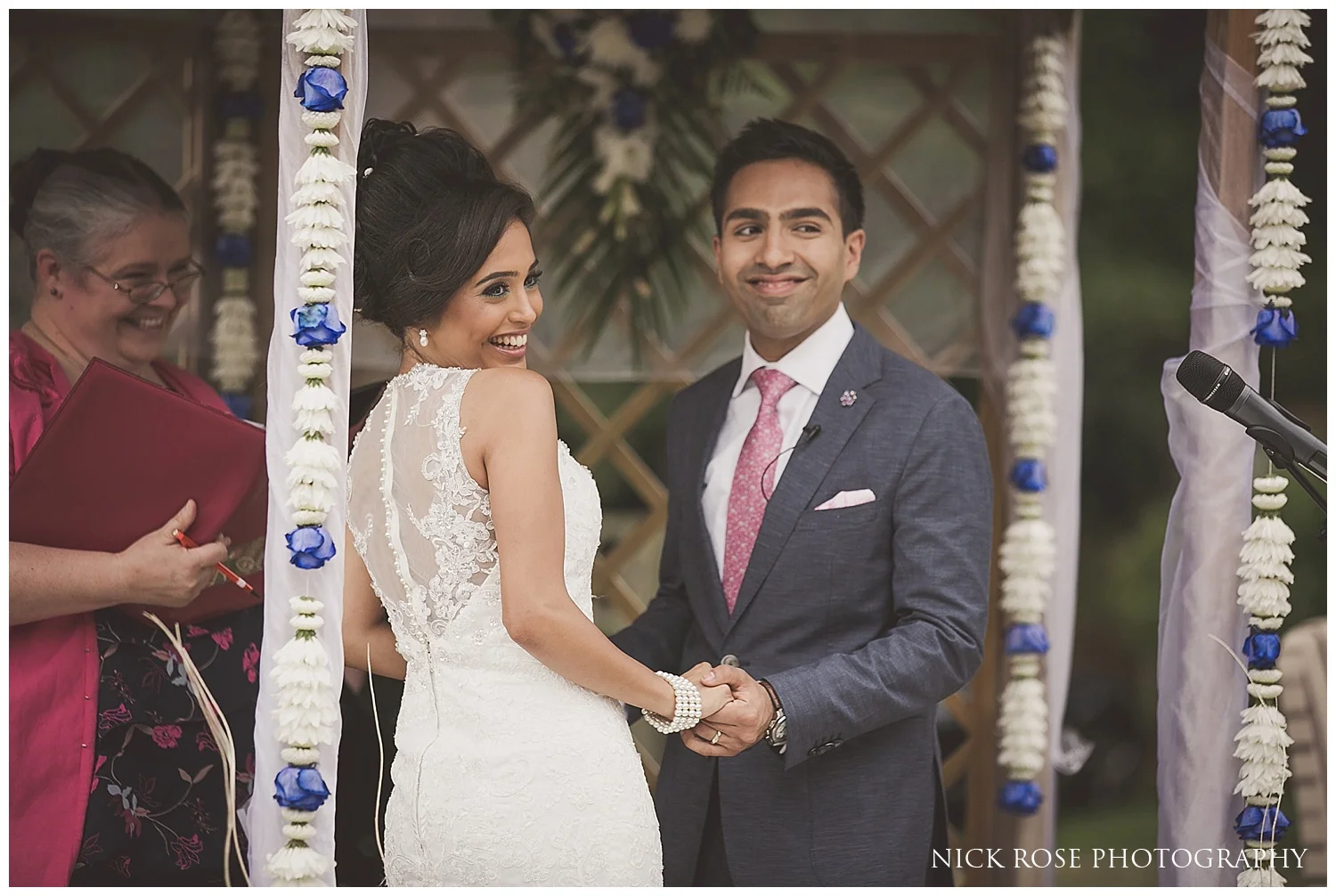 Asian White Wedding Ceremony
