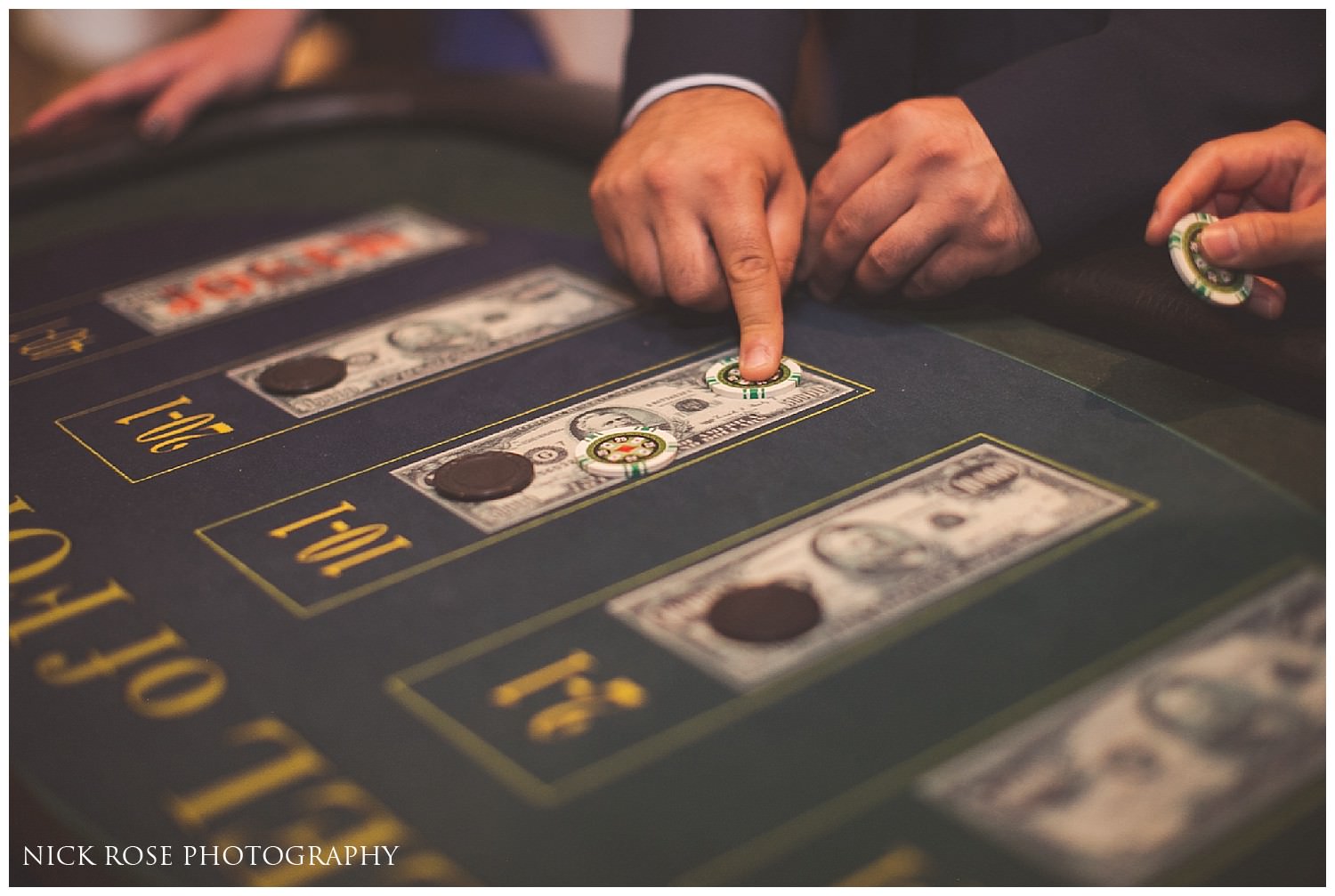 Wedding casino theme London