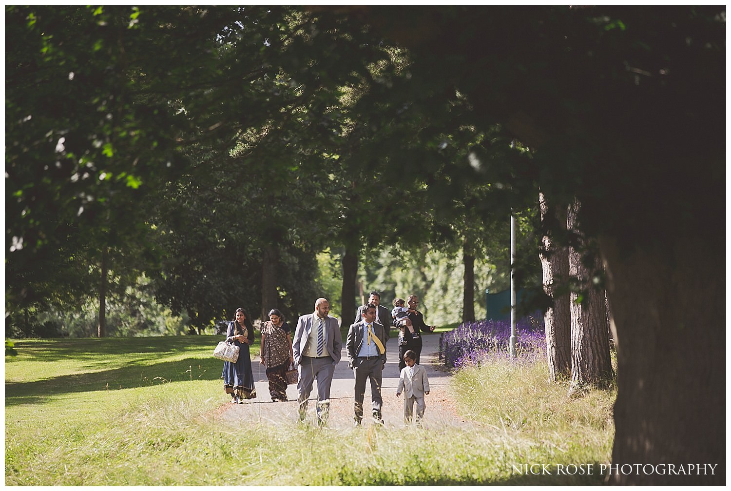  Guests arriving for a civil wedding at Hever Castle in Kent 