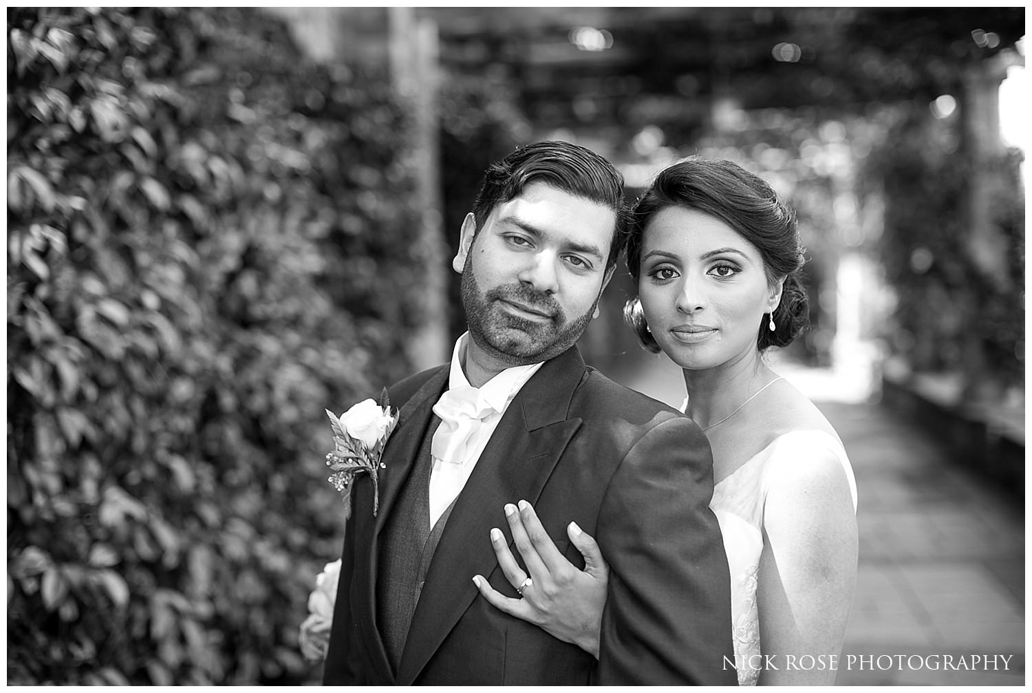  Bride and groom wedding photography portrait at Hever Castle Kent 