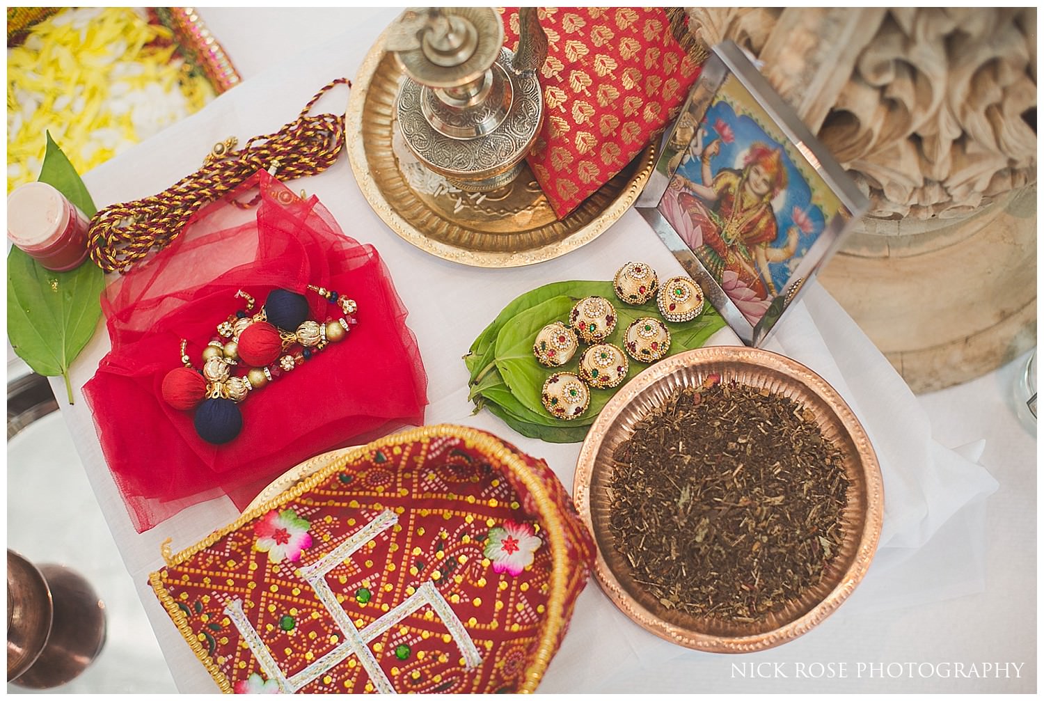  Hindu wedding ceremony setup in East Wintergarden Canary Wharf 