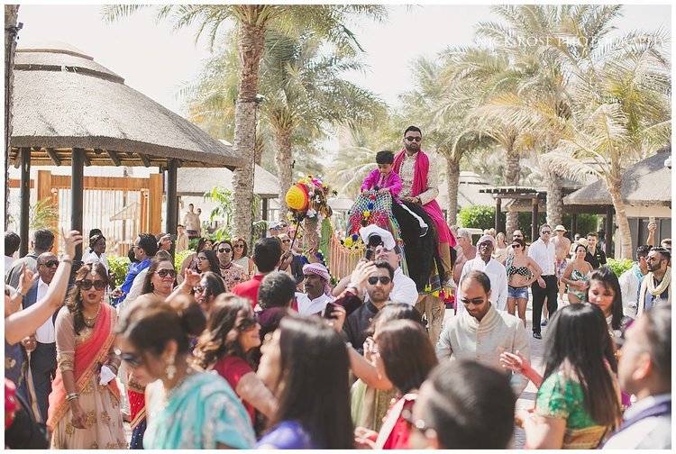  Dubai beach wedding Barrat entrance for a Hindu wedding at the Sofitel Palm 