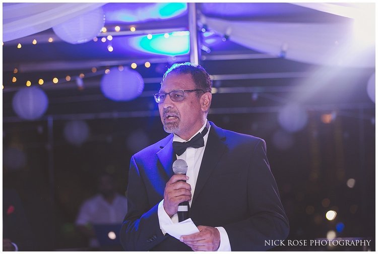  Father of the bride speech during an Asian wedding reception in Dubai 
