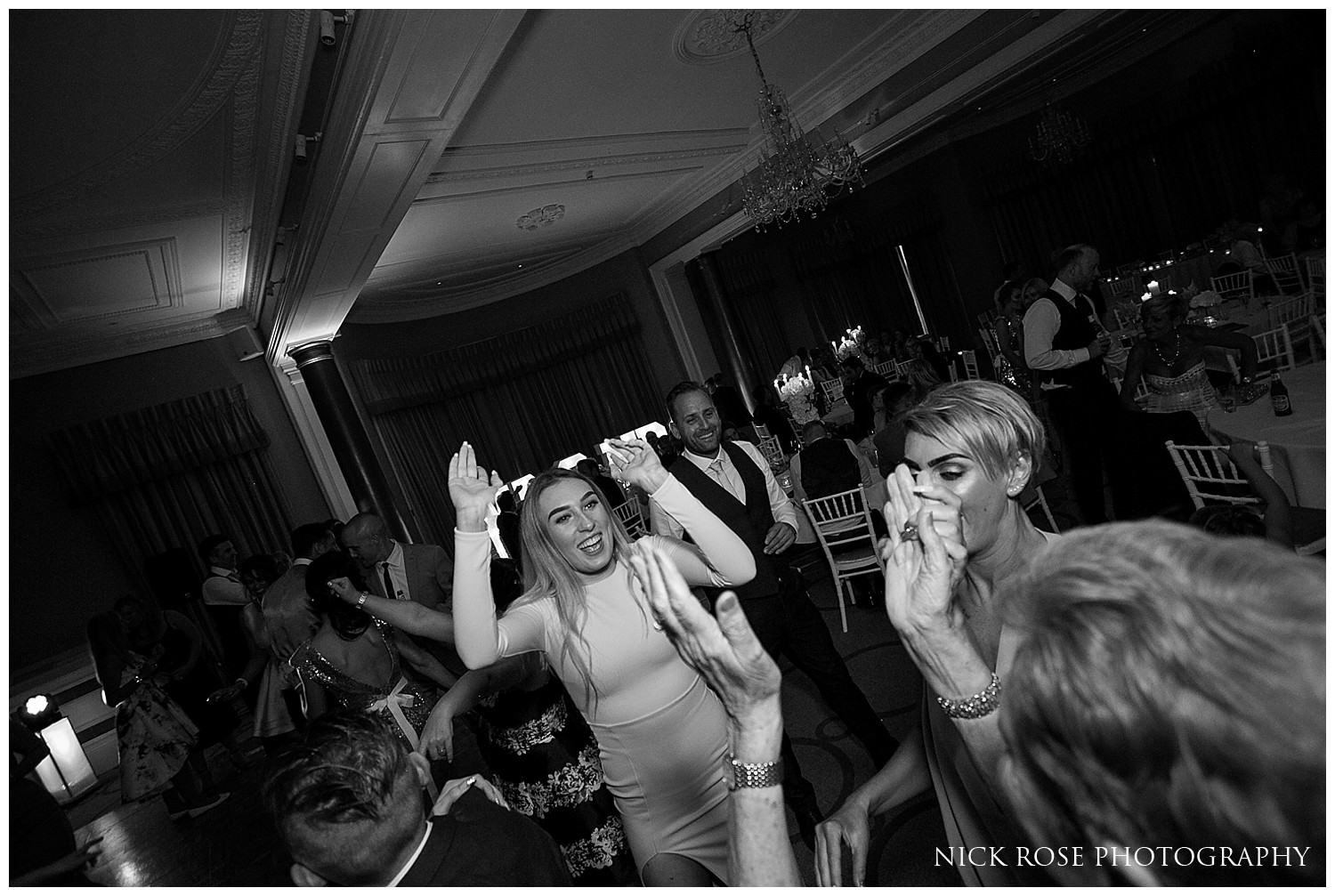  Dancefloor wedding fun at the Rudding Park Hotel in Yorkshire 